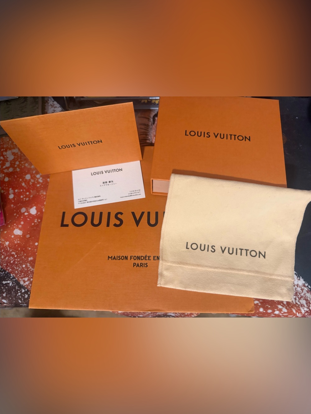 Louis Vuitton Box Dust bag and Gift Bag bundle